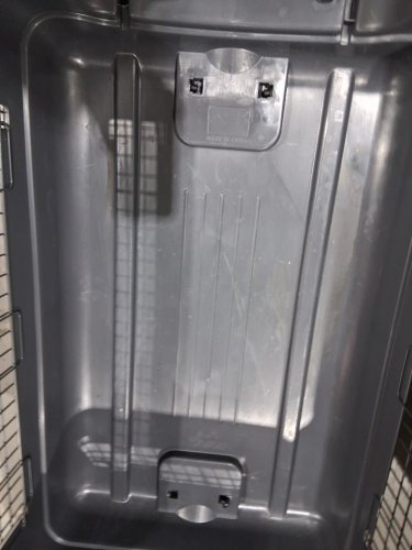 SPORT PET AIRLINE PLASTIC DOG KENNEL - EXTRA LARGE - GREY/BLACK (MODEL: 22130315) image 7