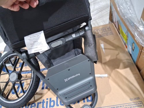 uppababy Ridge V2 jogger stroller - 55lbs max - savannah (pearl grey) (model: 1403-rdg-na-sav) image 7