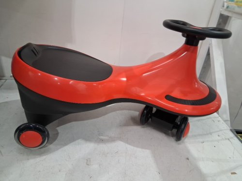 KID'S HURTLE RIDE-ON SWING CAR - AGES 2+ - RED/BLACK (MODEL: HUSWC27RD) image 3