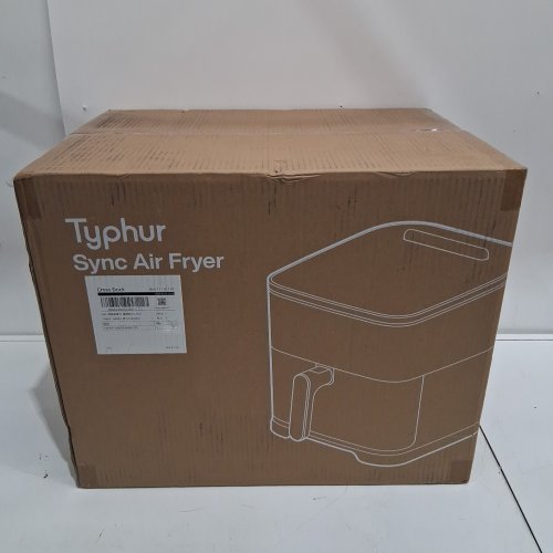 TYPHUR SYNC 9-IN-1 SMART AIR FRYER WITH BUILT-IN WIRELESS THERMOMETER - 8QT - WITH PFAS FREE CERAMIC NONSTICK BASKET FOR QUICK EASY MEALS - BLACK (MODEL: AF13) image 2