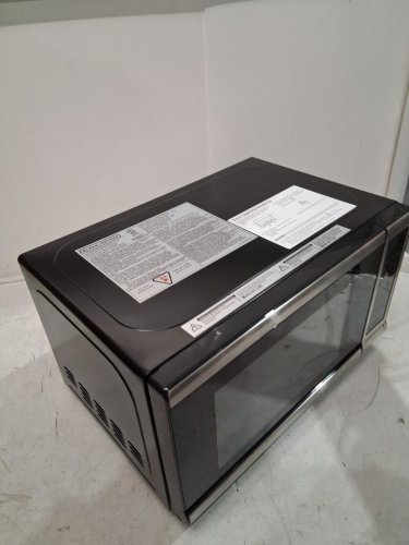 black and decker stainless steel microwave - 700W - 0.7 cuft - black/silver (model: em720cB7-P/CA) image 9