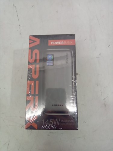 ASPERX Fast charging portable Power Bank & TFT Smart display - 145W/25000mAh - USB-C/A - Flight Approved - Deep Grey (Model: AX2410) image 4