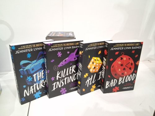 (paperback) 4pc the naturals complete series box set collection (the naturals, killer instinct, all in, bad blood) by jennifer lynn barnes image 4