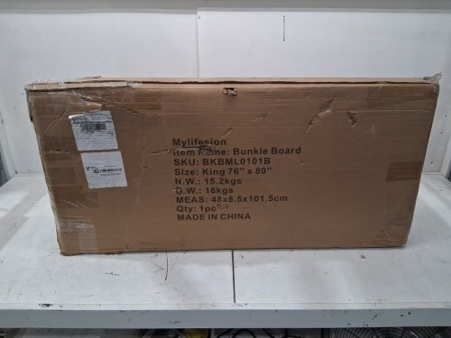 mylifesion bunkie board, under-mattress wooden bed support boards - king (76" x 80") - black - (model: bkbml0101b) image 11