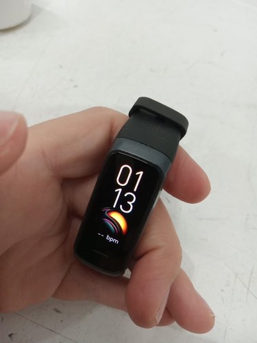 MayuFit smart watch fitness tracker with 1.10'' amoled color touch screen - black image 4