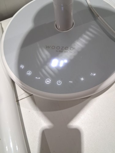 Woozoo 360° Pedestal 12-SPEED Air Circulator - ADJUSTABLE HEIGHT 21" TO 40" - WHITE (Model: STF-360DC/1747373) image 4
