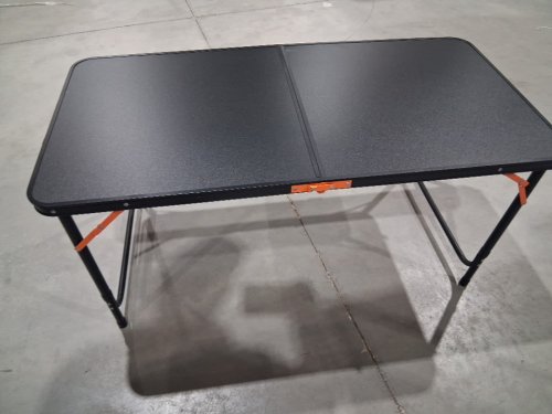 Northroad Folding Camping Table with Storage Bag - 47.2" x 23.6" x 27.5" - black/orange (model: LS-135) image 3