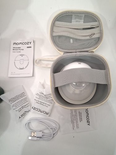 momcozy hands free wearable breast pump - 3 modes and 9 levels - white (model: m5/bp380) image 3