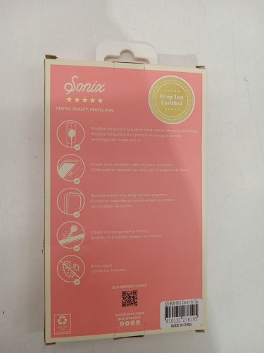 Sonix Magsafe Compatible Drop Test Certified Phone Case for iPhone 16 Plus - Clear / Cherry (Model: A24-M436-0011) image 3