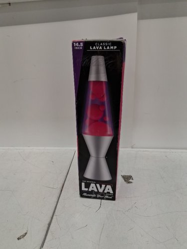 schylling classic lava lamp - 14.5" - Pink Wax/Purple Liquid (model: 2121) image 2