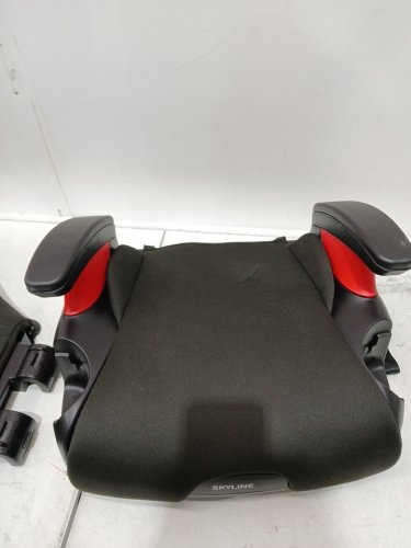 BRITAX SKYLINE 2-STAGE BELT-POSITIONING BOOSTER CAR SEAT WITH 2-LAYER IMPACT PROTECTION - 40-120LB CAPACITY - DUSK/BLACK (MODEL: E1C249H) image 5
