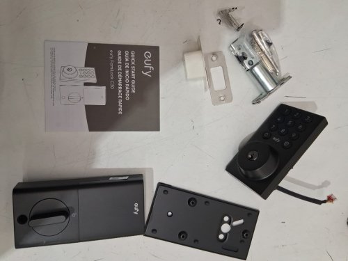 eufy smart lock c30 keyless entry door lock with app connection - POLISHED NICKEL (model: t85d0) image 6