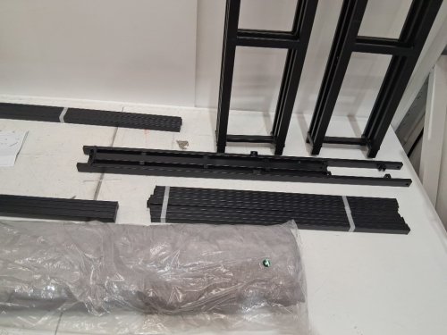 Heavy Duty Metal box spring Frame - full - 8" - black/grey/white (model: ytt-bs08-f) image 6