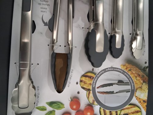 5pc Progressive Prepworks dishwasher safe Tong Set - (MODEL:1901786) image 4