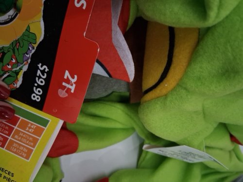 3PC TODDLER TEENAGE MUTANT NINJA TURTLE RAPHEAL - 2T - GREEN/YELLOW/RED (STYLE: 700310) image 3