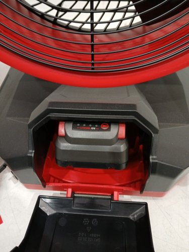Ecomax PORTABLE MISTING FAN - 12" - 1400CFM - BLACK/RED (MODEL: EMF501214M 1806312) image 9