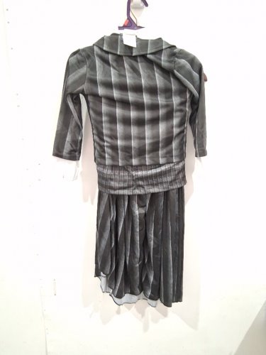 3PC GIRL'S RUBIES WEDNESDAY ADDAMS NEVERMORE ACADEMY SCHOOL UNIFORM COSTUME - SMALL (4-6) image 4
