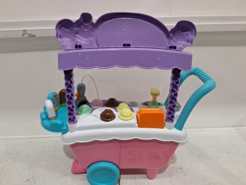 LEAPFROG EXCLUSIVE SCOOP & LEARN ICE CREAM CART DELUXE KIDS TOY - PURPLE/PINK - (model: ‎80-600761) image 4