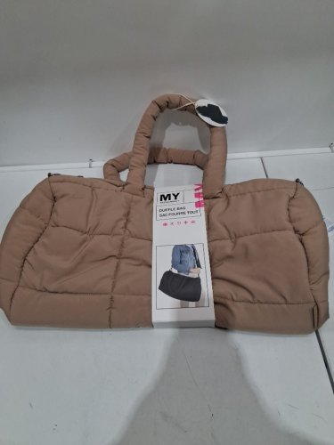 Mytagalongs large duffle bag Cloud Duffle Bag - beige - 20″ X 11.5″ X 10″ - (model: 1984444) image 3