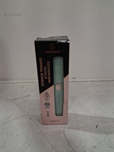 VOGCREST 2 IN 1 EYEBROW TRIMMER & FACIAL HAIR REMOVER - green (MODEL: VG-103) image 2