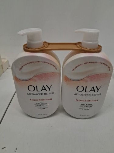 2PK OLAY ADVANCED REPAIR SERUM BODY WASH - 35 FL OZ (1.03 L)/EACH image 2