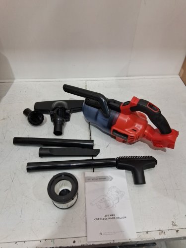 DPWRROT 6-IN-1 HANDHELD CORDLESS VACUUM CLEANER compatible with Milwaukee 18V Battery - red/black (model: B0GL72WPW9) image 4