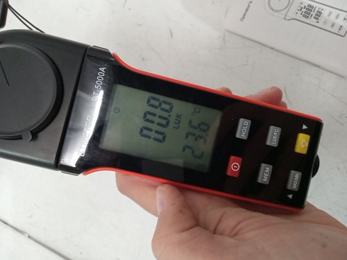 BTMETER Light Lux Meter Logger - black/orange (model: BT-5000A) image 4