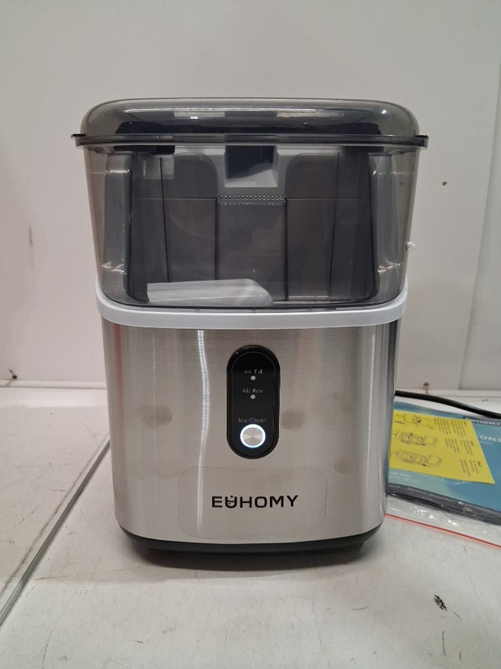 Euhomy countertop nugget ice maker - makes 35lbs/day - stainless steel ( model: im-15s) image 4