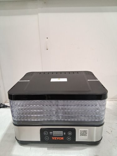 Electric 5-Tray Food Dehydrator Machine - 120v, 300W - black/silver (model: dh805) image 3