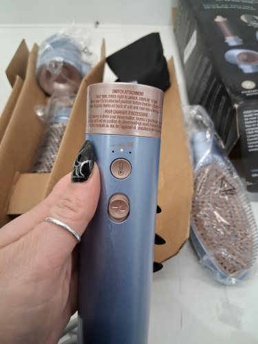 5pc InfinitiPro by Conair DigitalAIRE  4-in-1 Styling System for Curls, Waves, Blowouts & Volume - blue (model: BC8100BGC) image 4