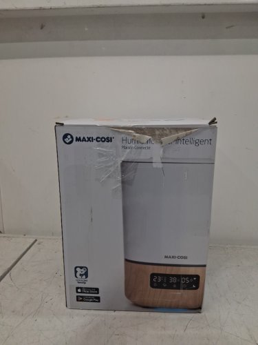 MAXI-COSI SMART HUMIDIFIER FOR BABY NURSERY AND BEDROOM - 3.8L - TOP FILL ULTRASONIC COOL MIST - AUTO SHUT-OFF, HUMIDITY CONTROL - WIFI APP ENABLED - NIGHT LIGHT - WHITE (MODEL: IH669) image 2