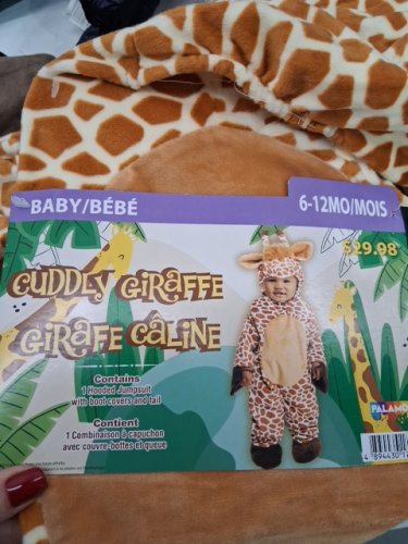 BABY PALAMON CUDDLY GIRAFFE COSTUME - 6-12M - BROWN (STYLE: 1538) image 2