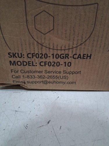 EUHOMY CAR REFRIGERATOR COMPRESSOR ELECTRIC COOLER WITH APP CONTROL - 12V - 10L - BLACK/GREY (MODEL: CF020-10GR-CAEH) image 3