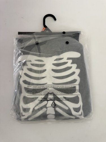 BOYS MORPHCOSTUMES GLOW SKELETON (GLOW IN THE DARK) - MEDIUM (8-10) - BLACK/WHITE/GREEN image 3