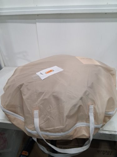 pop up bubble tent with waterproof top cover - 15ft x 7FT, fits up to 15 people - beige - (model: 121088) image 6