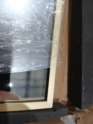 Antok Full Length Standing or Wall Mounted Mirror - 58" x 18" - Gold image 5