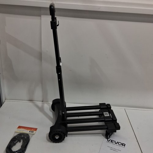 Folding Hand Truck with ropes - 290LBS MAX - black - (Model: L013) image 4