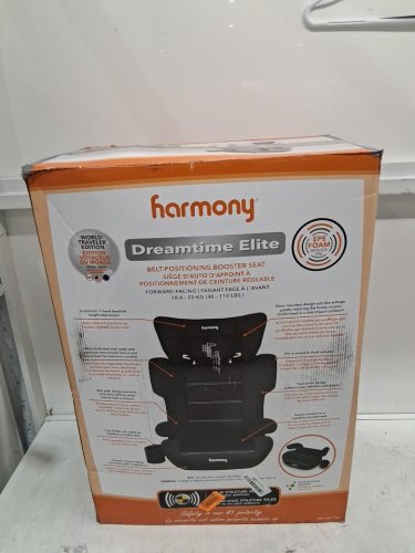 Harmony Dreamtime Elite High-back Booster Car Seat - 40-110lb - black (model: 0303029BLK) image 6