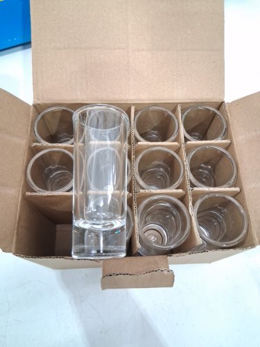 12pk TALL Double SHOT GLASSES - 2 OZ/EACH - CLEAR image 4