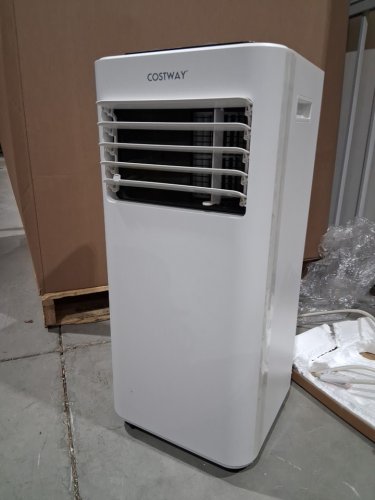 COSTWAY 3-in-1 Portable Air Conditioner fan and dehumidifier with led display and remote - 10000BTU - white - (Model: FP10268us-wh) image 2