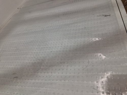 Vinyl Plastic Floor Runner for carpet - approx. 2FT x 4FT - clear/transparent image 3