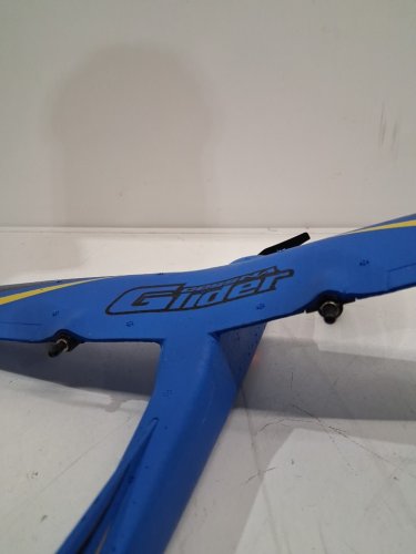 hawk's work foam rc cessna glider - 2ch - blue image 3