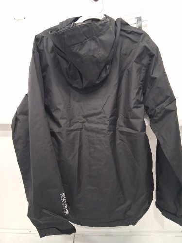 MEN'S HELLY HANSEN *custom* "uline" Seven J Waterproof Windproof Breathable Rain Coat Jacket - large -black (style: 20514-992) image 3