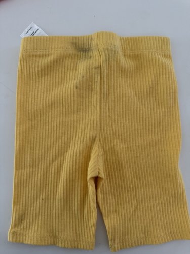 2PC GIRL'S SOURIS MINI T-SHIRT AND SHORTS OUTFIT - SIZE 4 - PINK/YELLOW (STYLE: 7162424) image 2