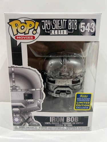 Funko pop! **2020 summer convention** movies: jay & silent bob reboot - iron bob vinyl figure (#543) image 2