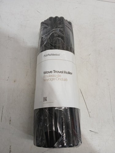 2pc purathletics travel size foam rollers - large roller 12" x 4.5" x 4.5" medium roller 12" x 4.0" x 4.0" - black (model: 1893594) image 3