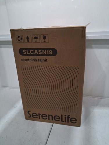 SERENELIFE PORTABLE SINK WITH WATER TANK AND ROLLING WHEELS - 4.4GAL - WHITE- (MODEL:‎SLCASN19) image 2