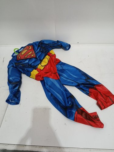 2PC TODDLER RUBIES DC SUPERMAN COSTUME - 2T - BLUE/RED (STYLE: 702220) image 2