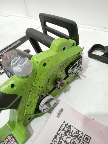 GREENWORKS ELECTRIC/CORDED CHAINSAW - 14" BLADE - 10.5A - GREEN (MODEL: 20222CA) image 6