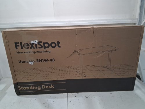 flexispot Electric Height Adjustable Desk - 48" x 24" - white (model: EN1W-48) image 4